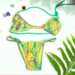 Vintage handmade Brazilian bikini set